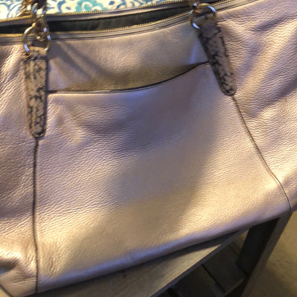 Rose pink Coach bag